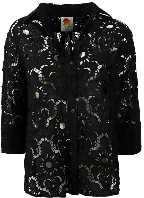 Farm Rio Shirts - Blacks and greys | 143431e43d8bd3edbe4fe000d03d8e815427a803