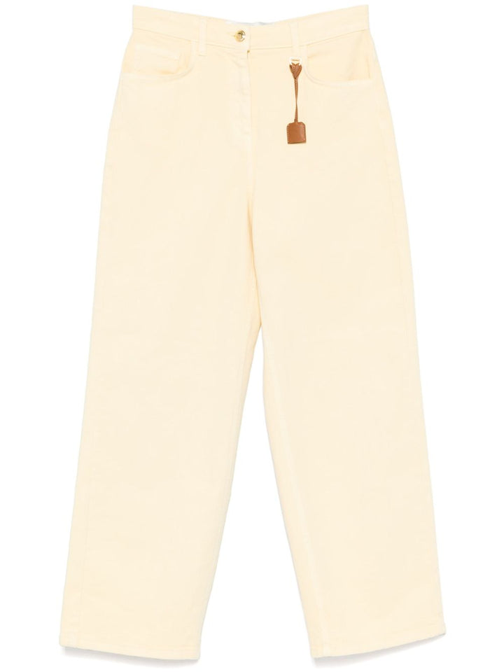 Elisabetta Franchi Trousers - Lemonade | 39454fe921b3c152a5e209f8bc9f391c272f0b6b