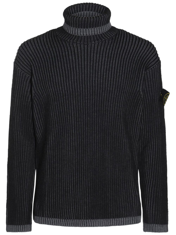 Stone Island Sweaters - Melange charcoal | e696be57903d99de73f45a1881449041ca03c3c4