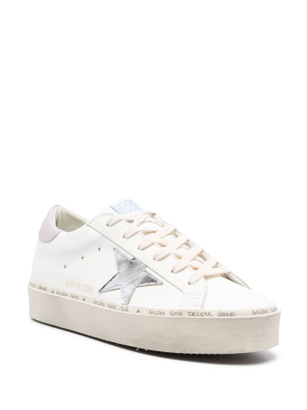 Golden Goose Flat shoes - White/silver/lilac | 7ff365c172b0900a097d0b693421f7b161bea88b