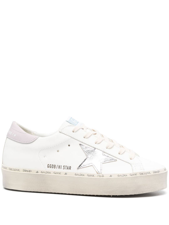 Flat Shoes White/Silver/Lilac