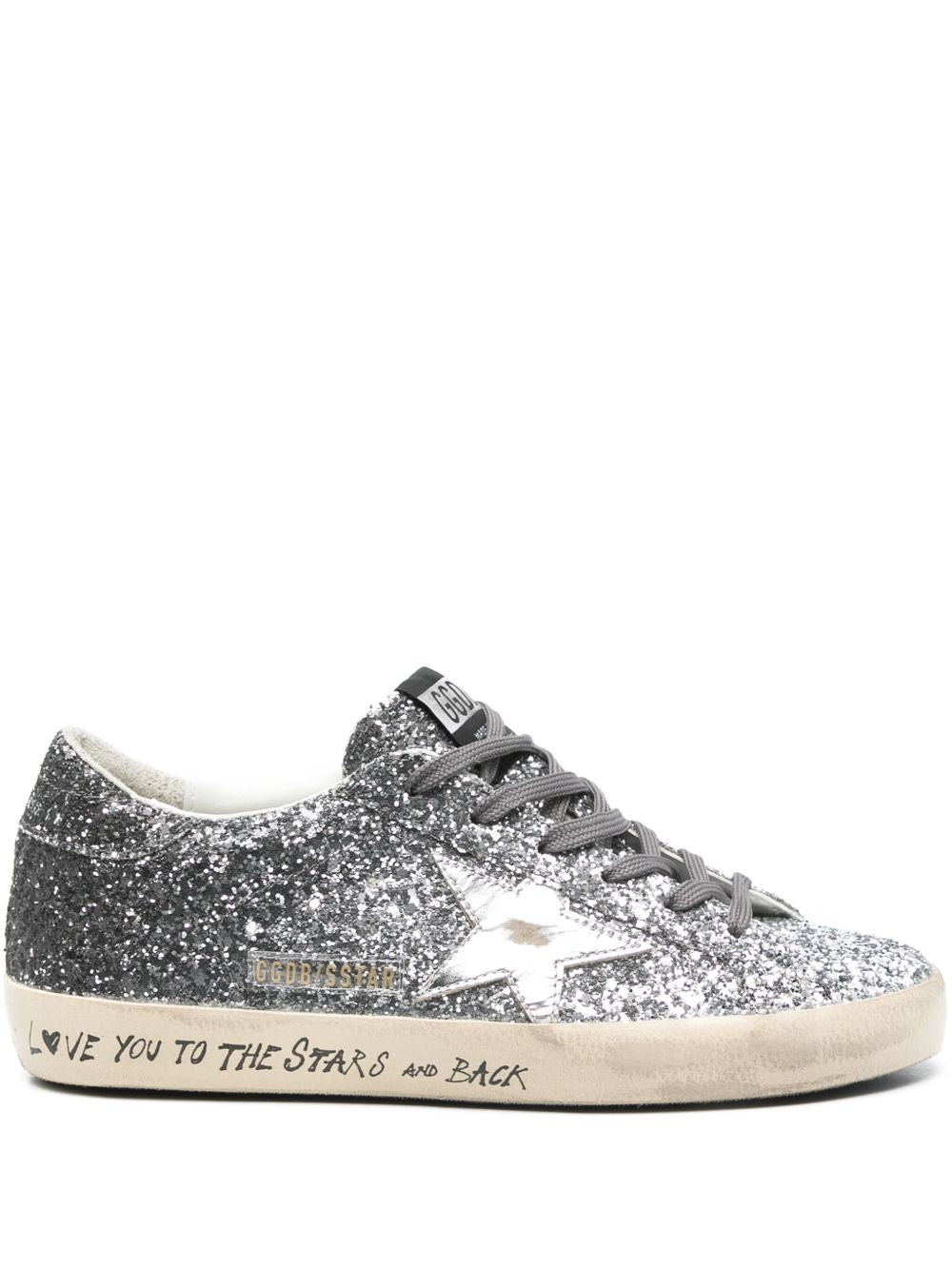 Golden Goose Flat shoes - Silver/black | 4c1eb2f0ff3a05d9155da7de6f08e4d4866b3034
