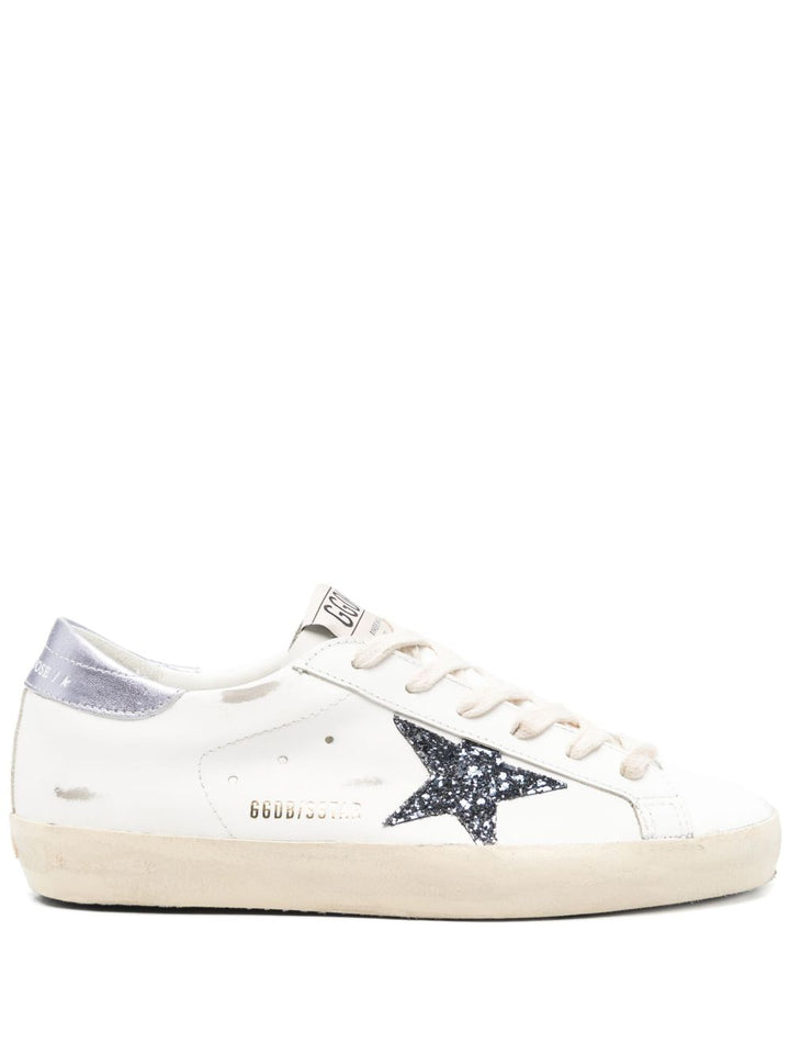 Golden Goose Flat shoes - White/black/glicine | 52e9242140d9cf2bb79bc6d46dbea63560ad7cb1