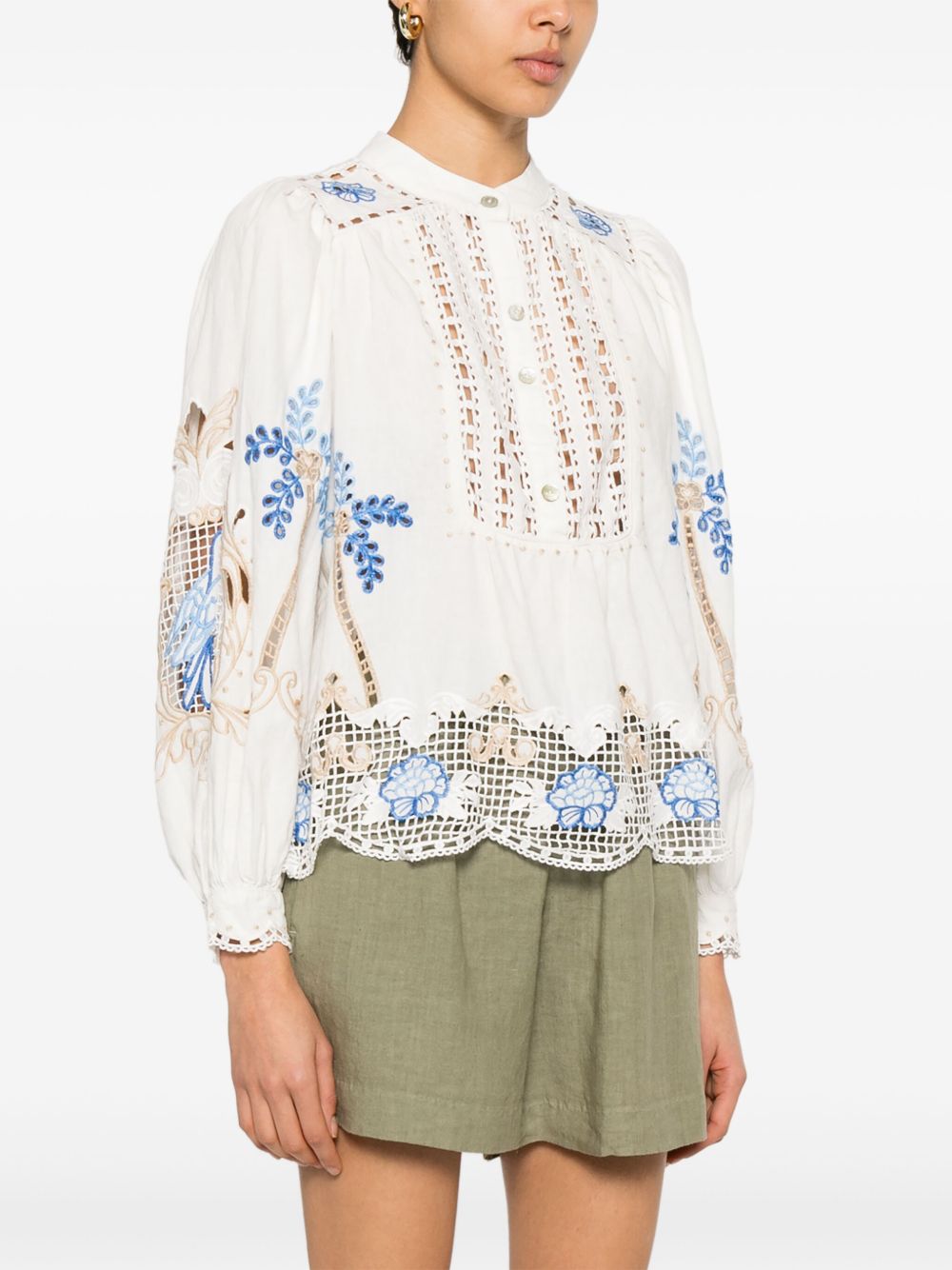 Farm Rio Shirts - Off-white | c496f39b11f1452940159a941233d141a4d9ecdf