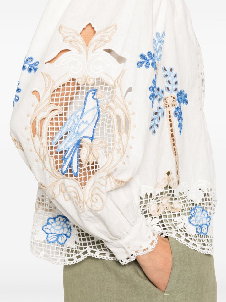 Farm Rio Shirts - Off-white | 20effbb76c9102bc8b70a82e258a737d46663f43