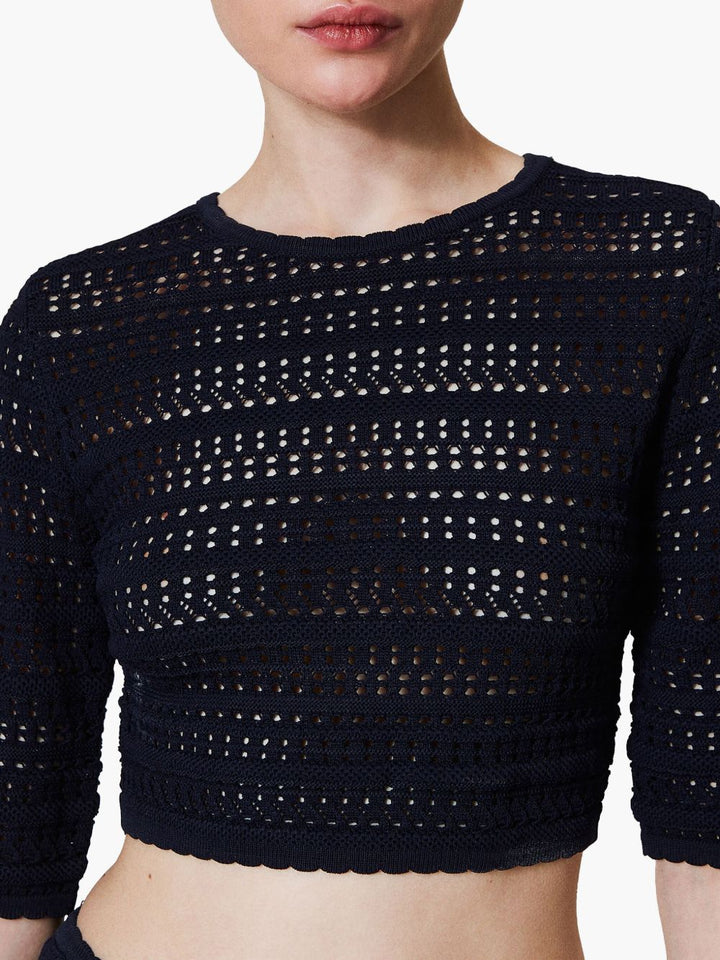 Twin-Set Sweaters - Blue and green | ec92585d1c9be8de301d90727b95388ffd8aa557