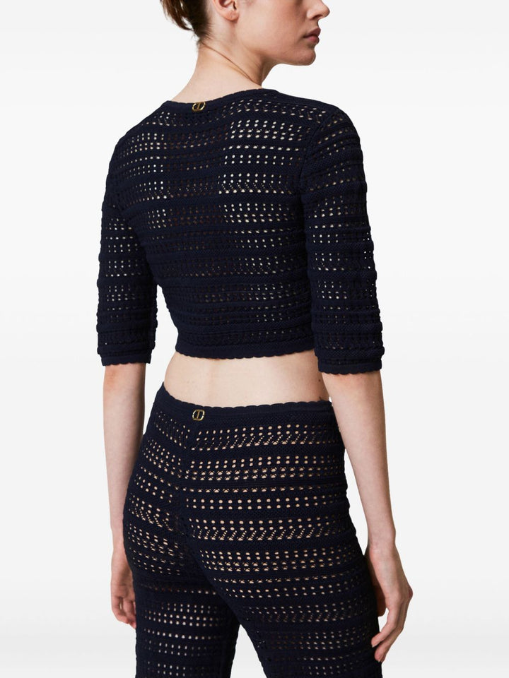 Twin-Set Sweaters - Blue and green | 9981798490e033712dc51317af6548e928042148