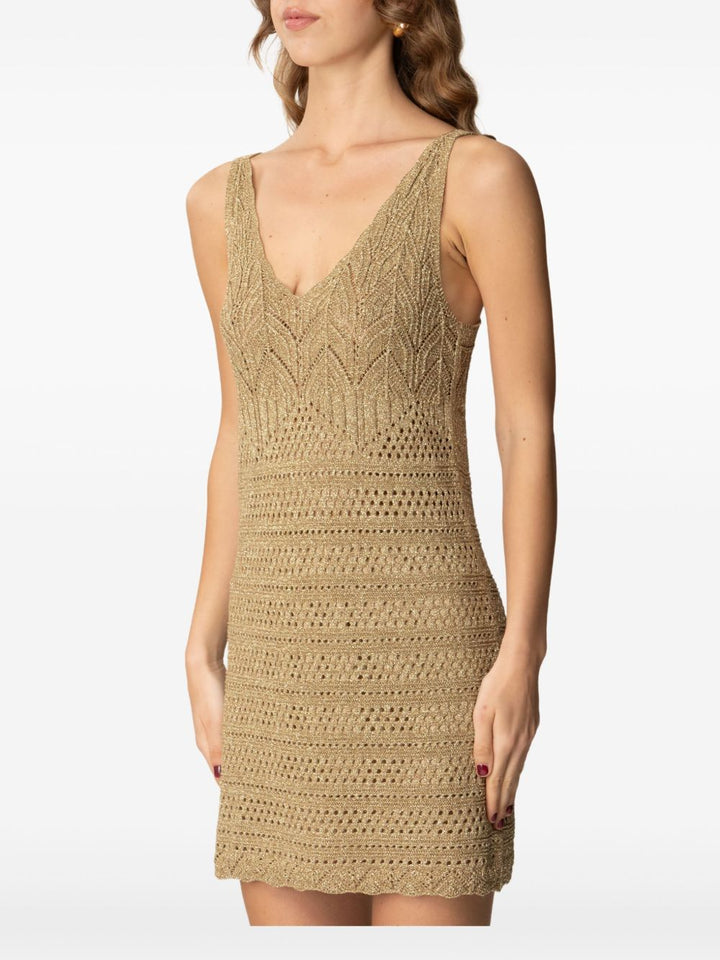 Twin-Set Dresses - Golden | a879c66573058d9868f905d0f3fee032964f38a7