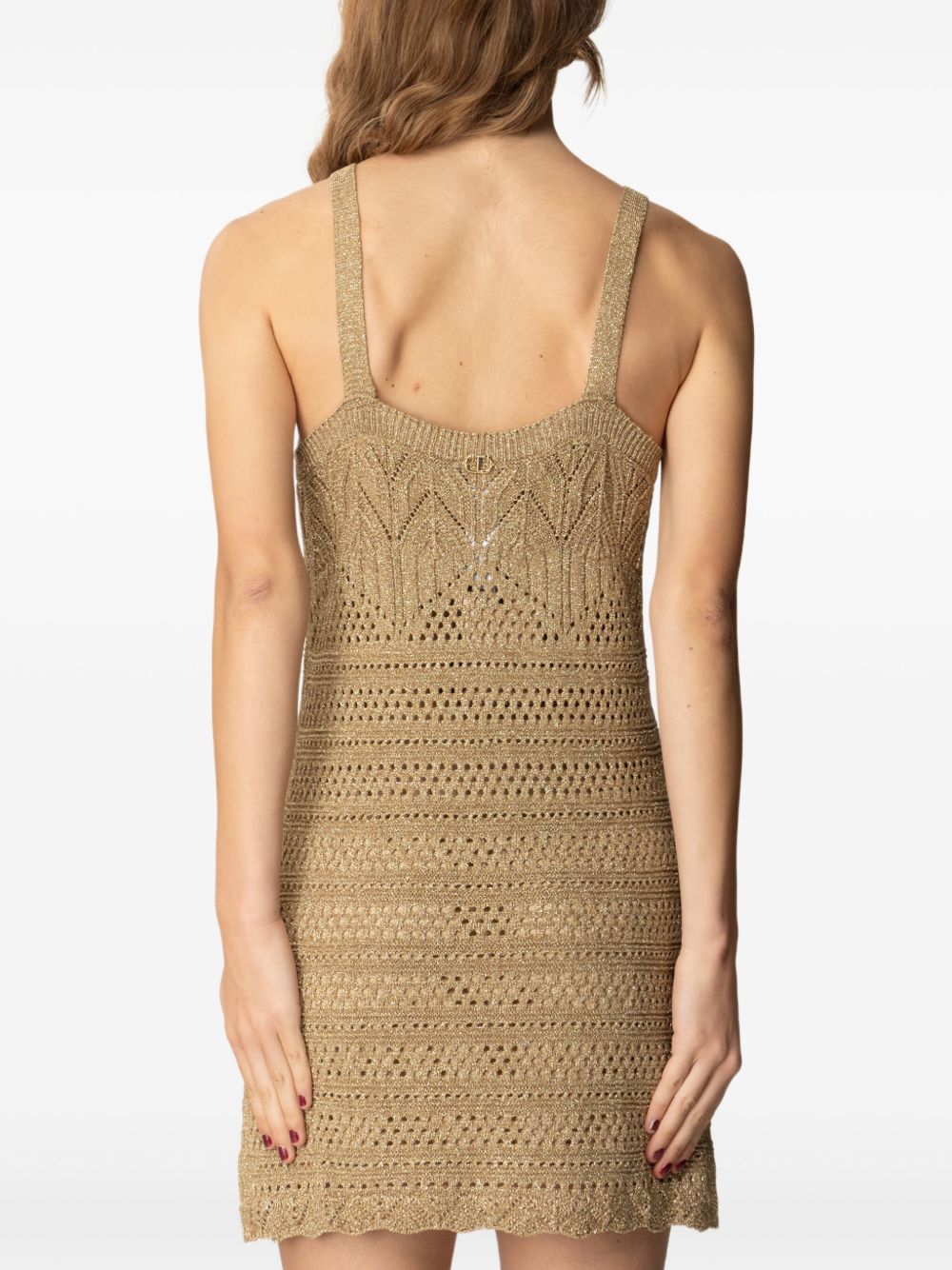 Twin-Set Dresses - Golden | 3e0b405af4914f5585c6579f499a73365020ef5d