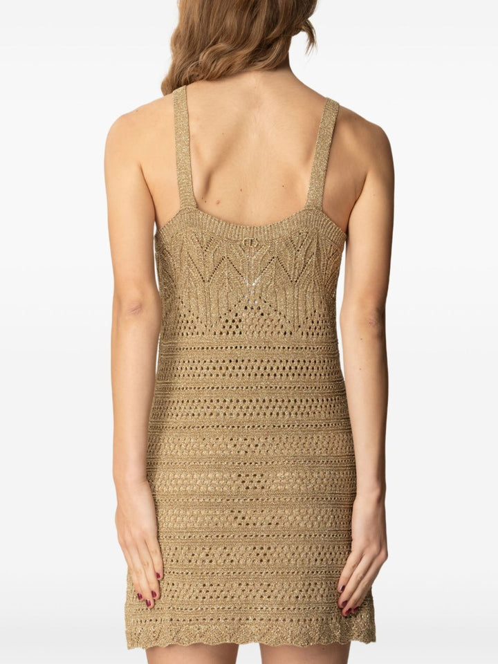 Twin-Set Dresses - Golden | 3e0b405af4914f5585c6579f499a73365020ef5d