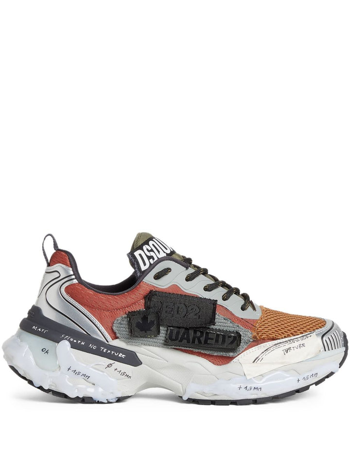 Dsquared2 Flat shoes - Metallici e grigi | 59da25a4af338f5b6ac05c53ffa5b4e41aa90f43