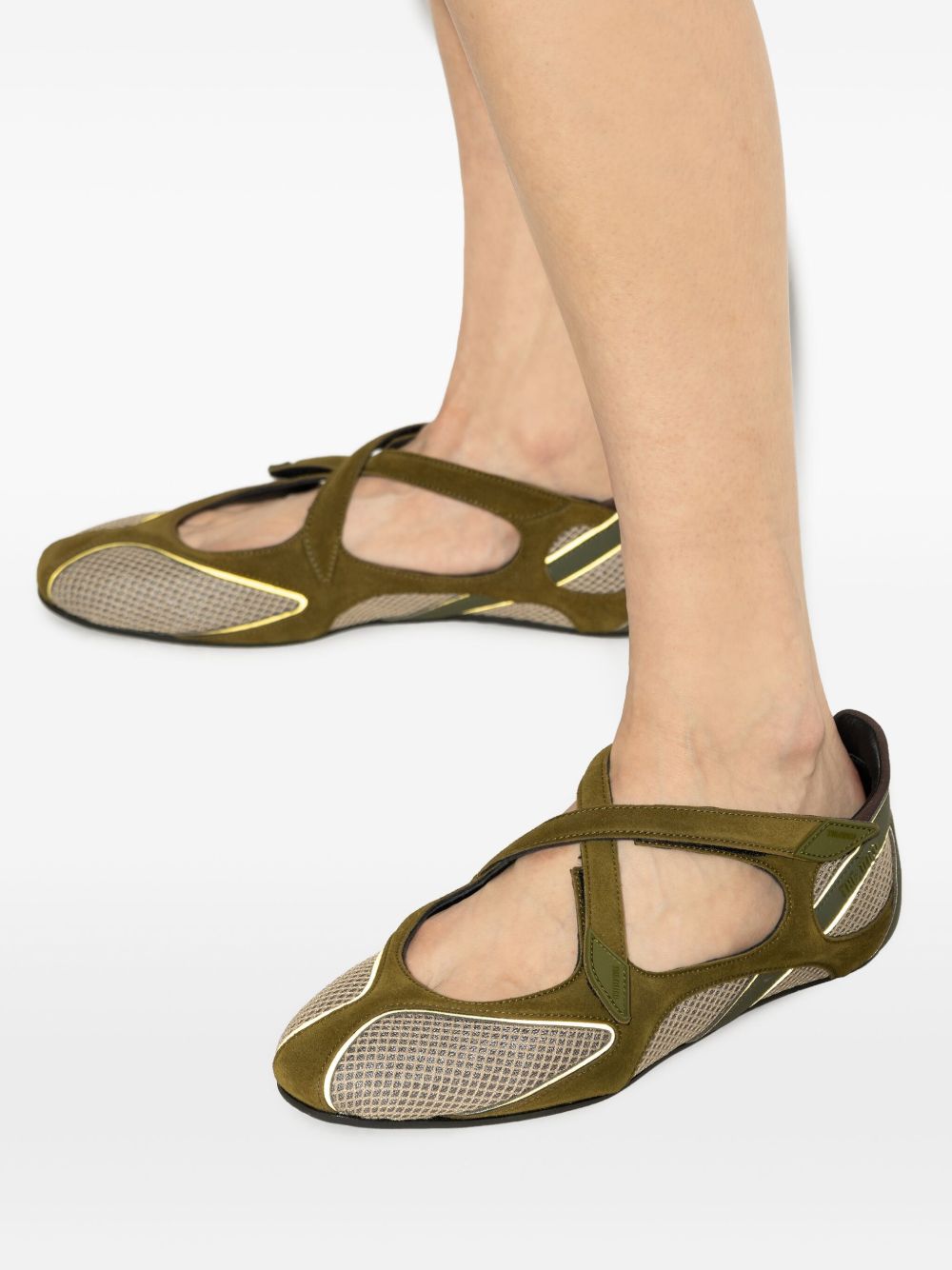 The Attico Flat shoes - Military green | cab30d0a5d21a090896cc33b613471013520ac70