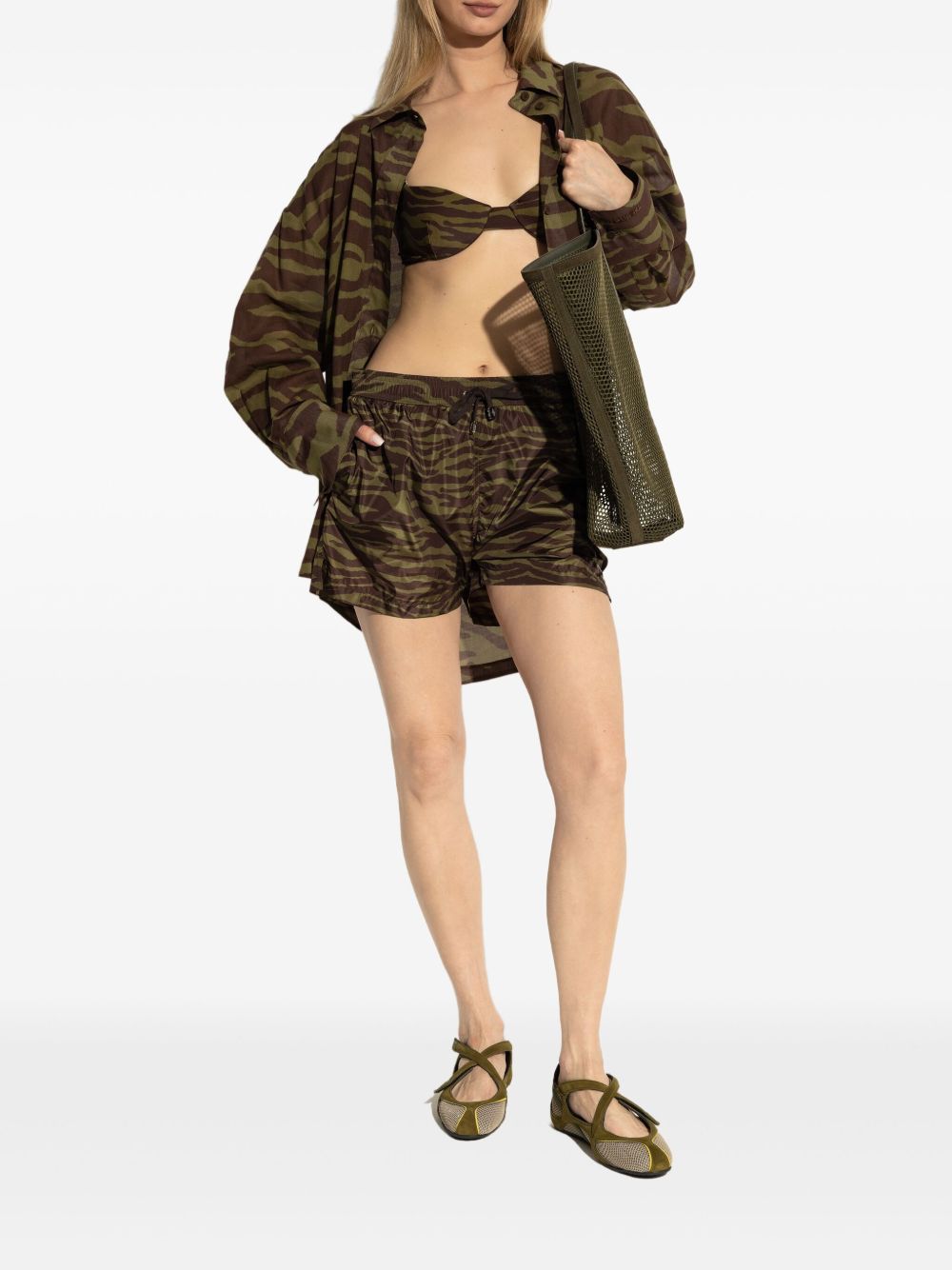 The Attico Flat shoes - Military green | c11106c15f8dbf21c93f49e7b7a833ae9b71be7d