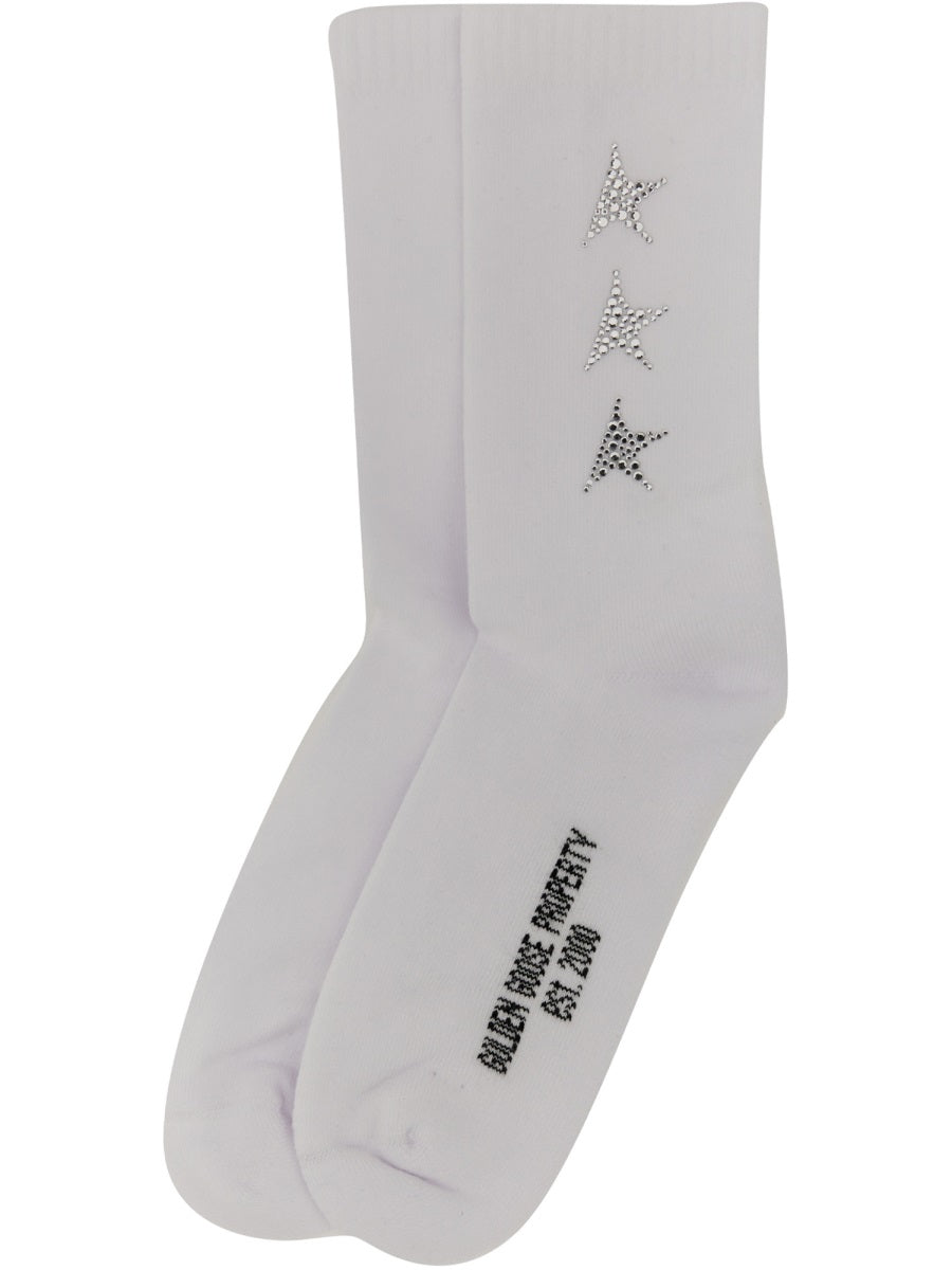 Golden Goose Socks - White | Wanan Luxury
