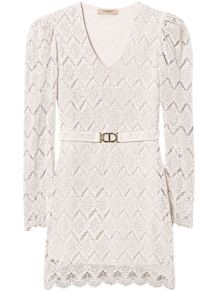 Twin-Set Dresses - Light and natural | d84644973d9835d9122b89209b552c65497801d8