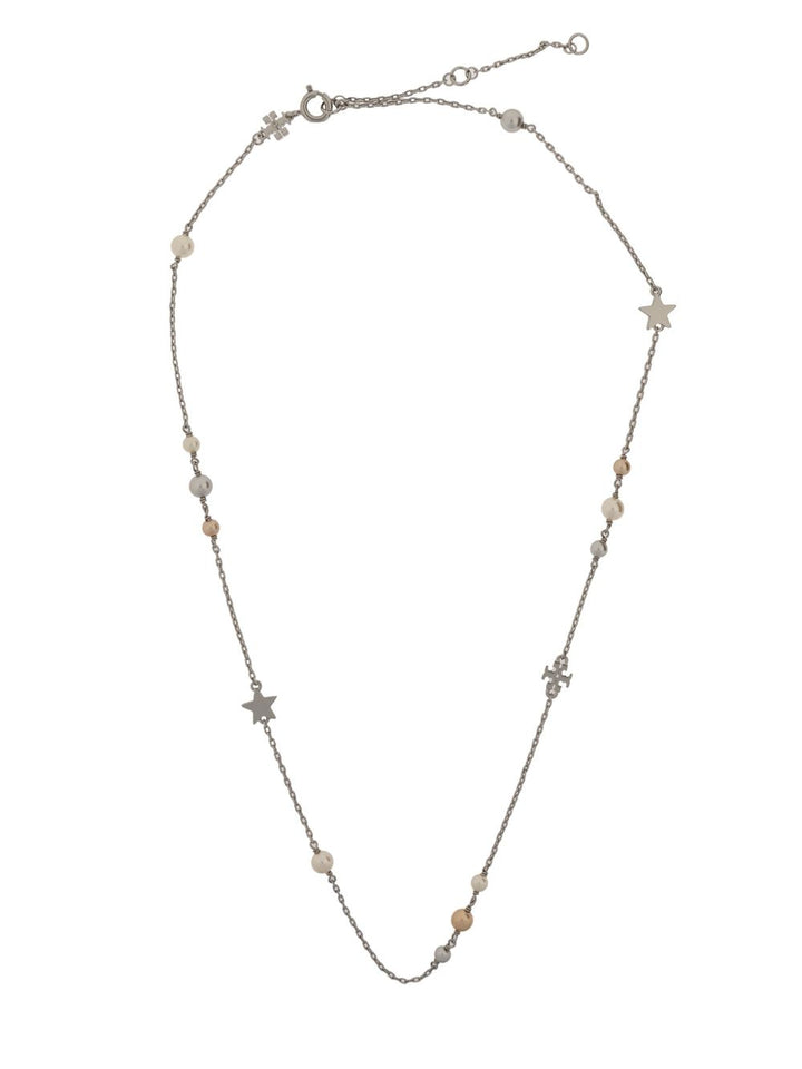 Tory Burch Bijoux - Tory silver/pearl/crystal | 5cb839aaf972b34eadd4c79c6fe874dc4d038549