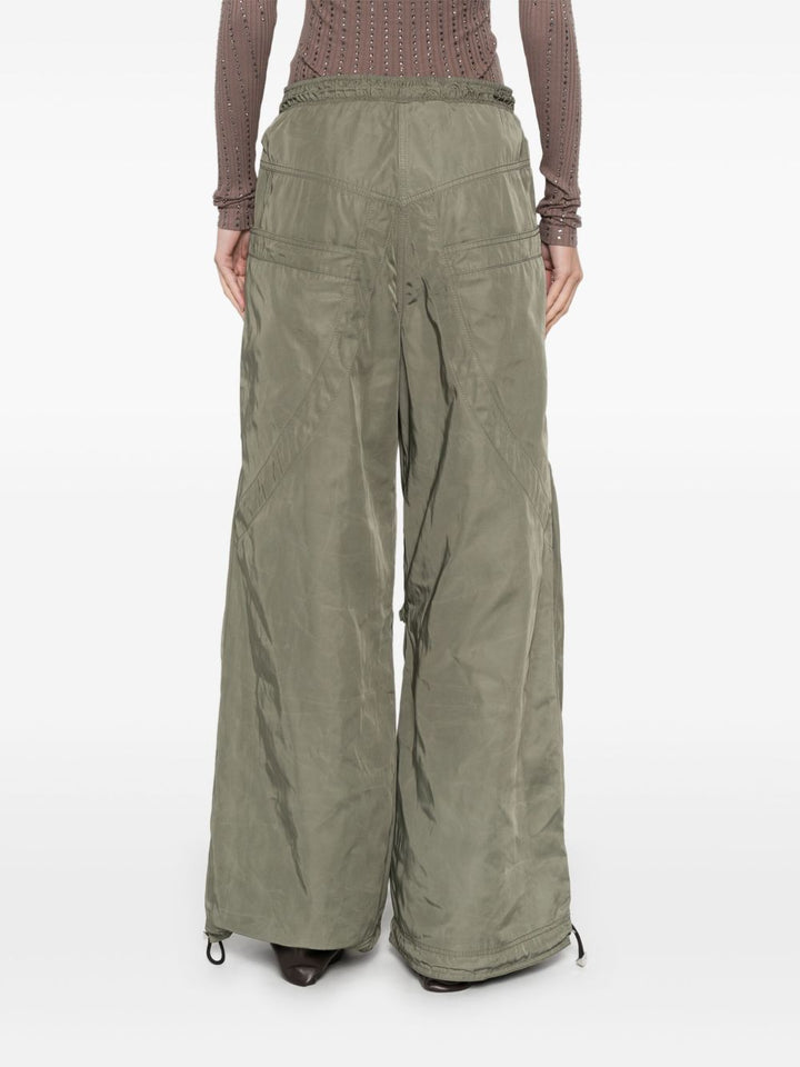 The Attico Trousers - Military green | 02b40ed55d841ba767e65f69f8659d8fb81b82b2