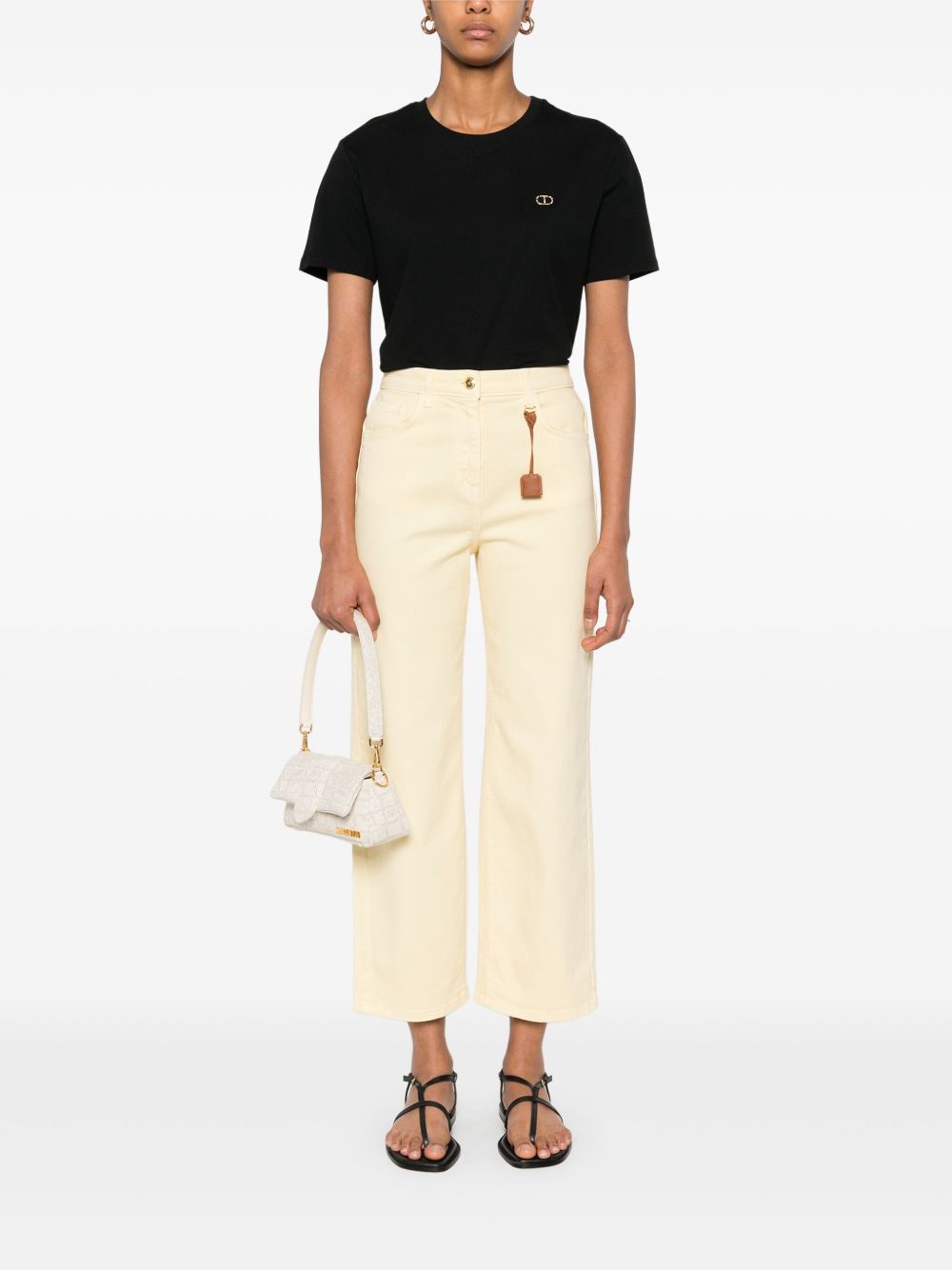 Elisabetta Franchi Trousers - Lemonade | 77448e082c167f1abe733c3375bbcc93dc696c7c