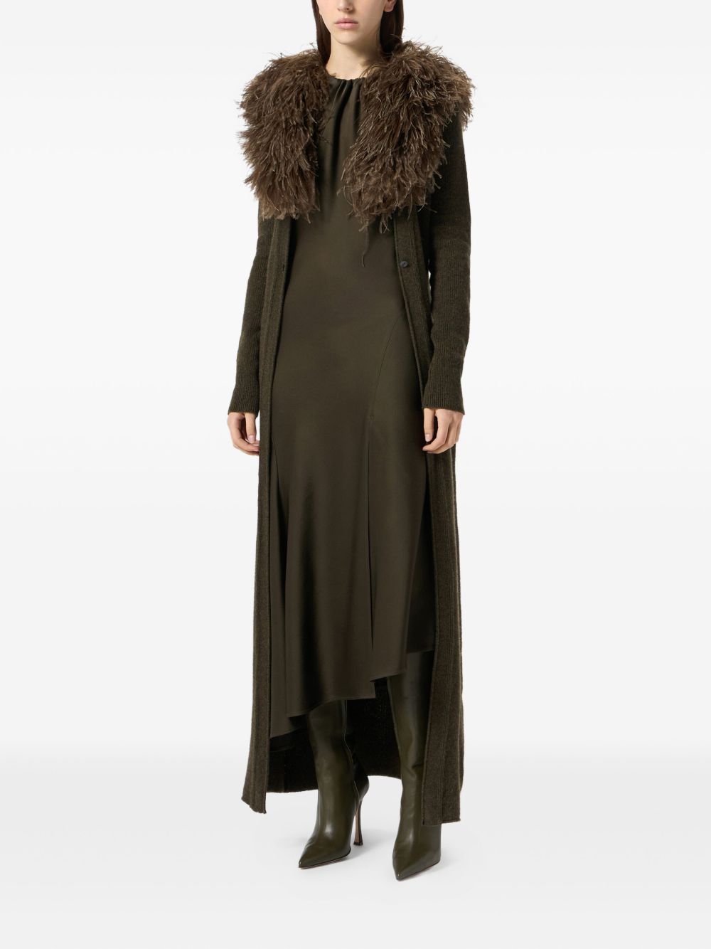 Blumarine Dresses - Bark green | 59be4bd0d17ad5d81affde6ab399b6f902a9d0c8