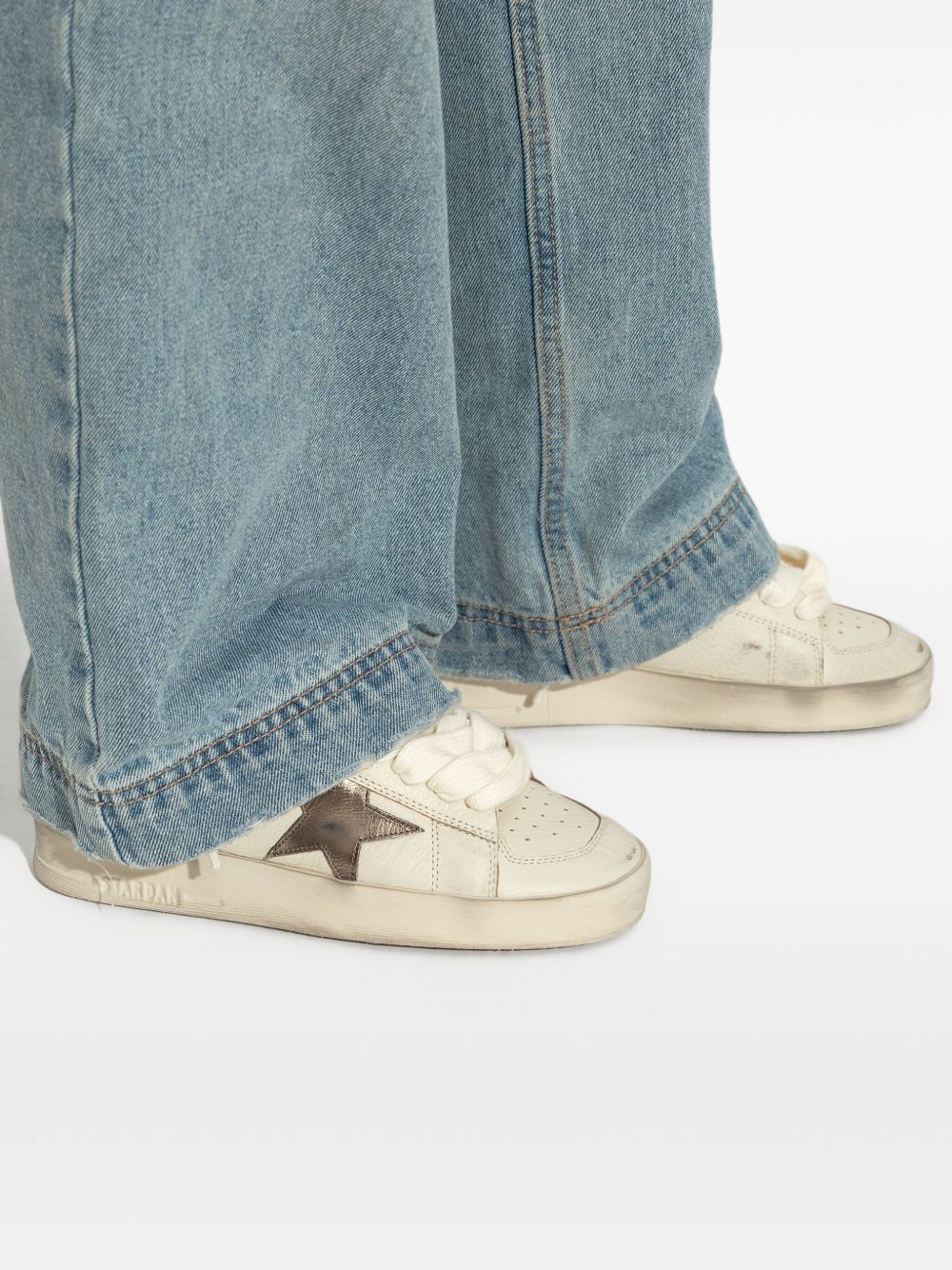 Golden Goose Flat shoes - White/brown/gunmetal/pink | c1fbd0be4cae52b57803f69580955be2c8276f2a