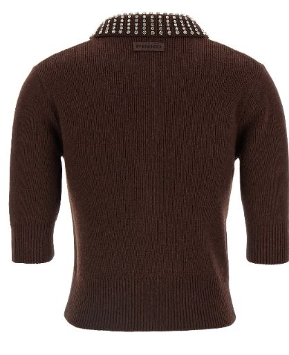 Pinko Sweaters - Brown | 620879406e87f989f843f7f371ef4b7a6d0092d4