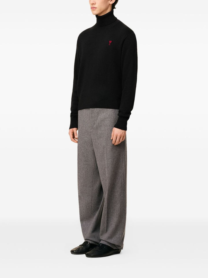 Ami Sweaters - Noir/rouge | 8da0f5b75884129aa3332f3f6ad16c45966b443f