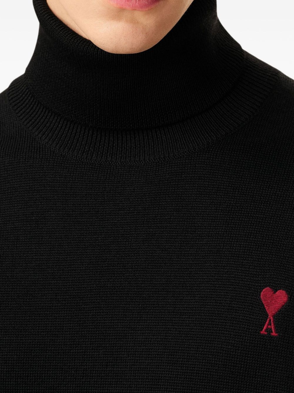 Ami Sweaters - Noir/rouge | 97e09e01183167c6305a5921b9d0c40dedb11253