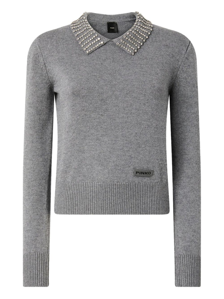 Pinko Sweaters - Blacks and greys | 5694fb118cf2d9f8a2681d09312df909c5d4c0cc