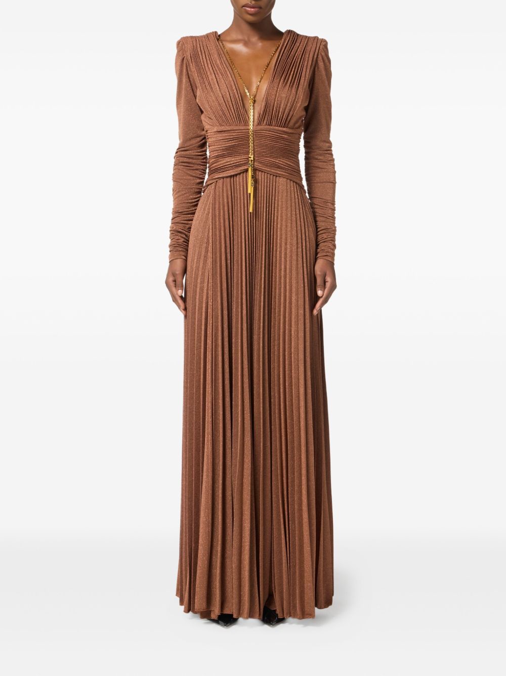 Elisabetta Franchi Dresses - Brown | f8cbe437092940b719ffac9340ad189f007a0cc6