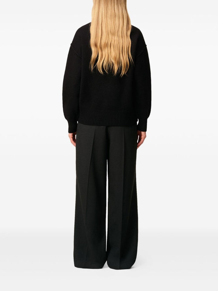 Ami Sweaters - Noir/rouge | b02abcd248c30918e2e5bf0a184466b34cf44ad5