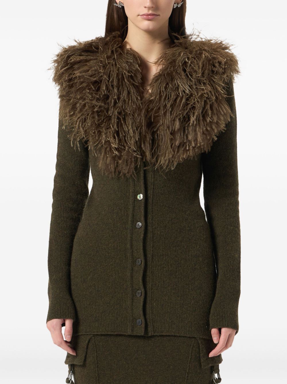 Blumarine Sweaters - Bark green | f4e33bf84abc8318b9aeed4700f57fad6e65c4db