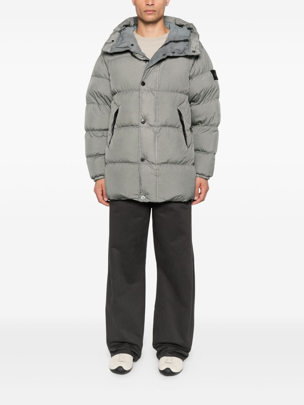 Stone Island Coats - Cement | 7930cf68896ea6a0093376e1fc129cf1cb06b8f7