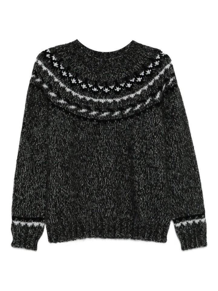 Parosh Sweaters - Blacks and greys | fffb07778ee406cf3cbf9901ab73f0b9a3f83e73