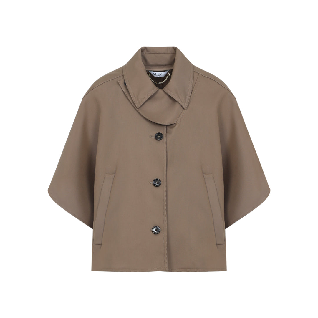 Max Mara Cape - Nude & Neutrals | 42ab3d3d1d2edb7ded17efd77d68f8f8685d9884