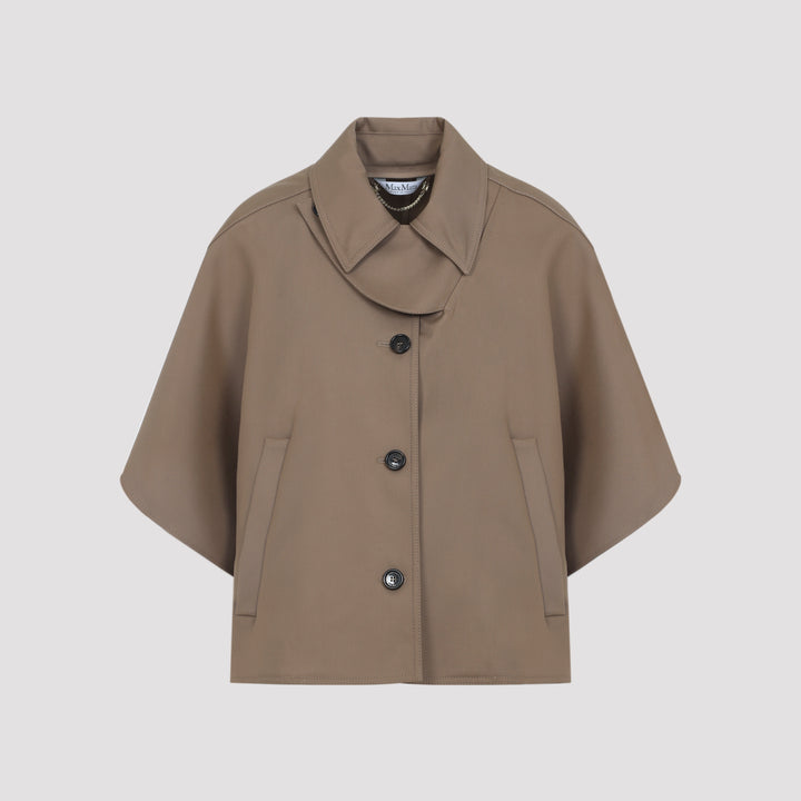 Max Mara Cape - Nude & Neutrals | b0a0028de93428d40442f4e282be4df1af016d66