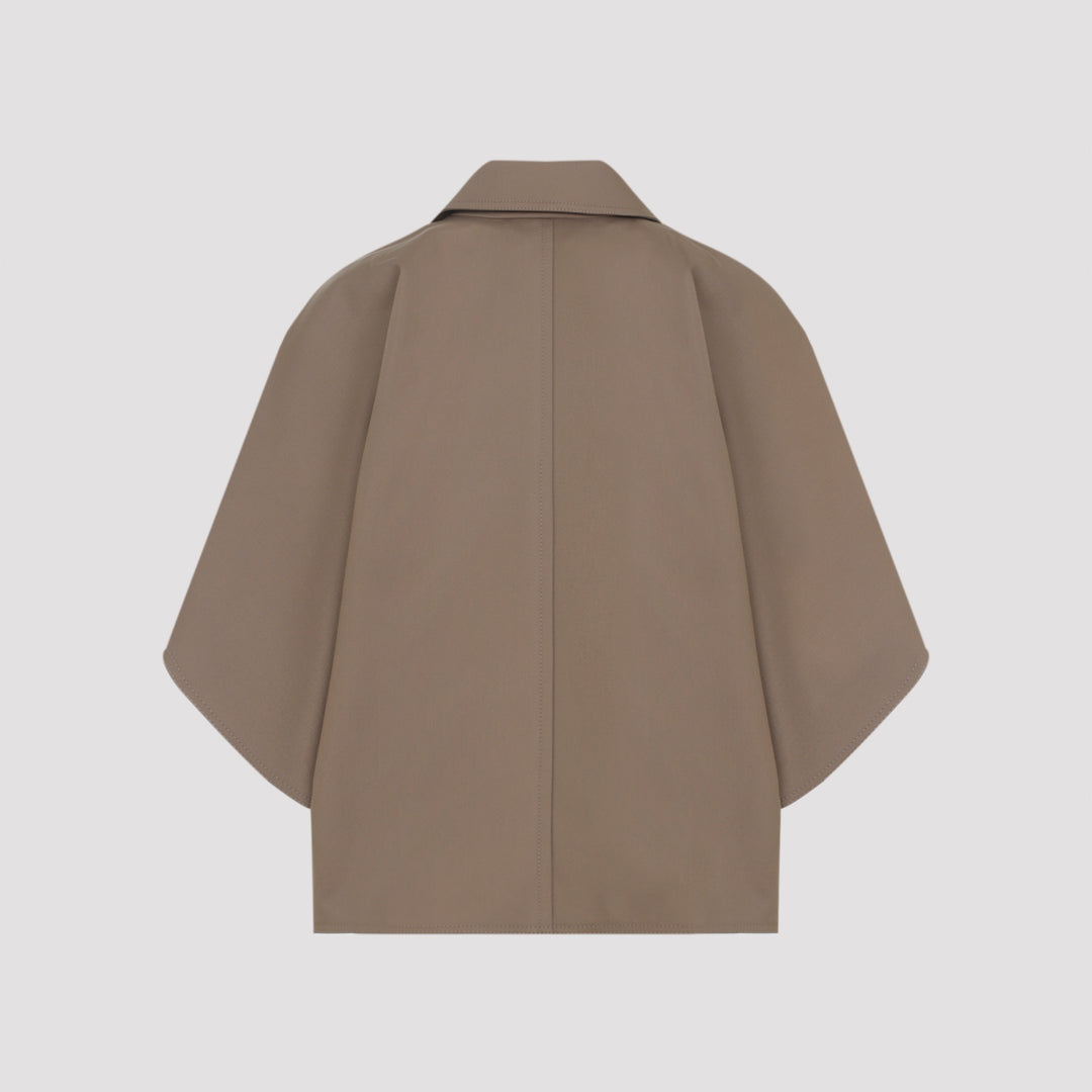 Max Mara Cape - Nude & Neutrals | b35404f25abb5559e5e1a440dae9609a28dafa17