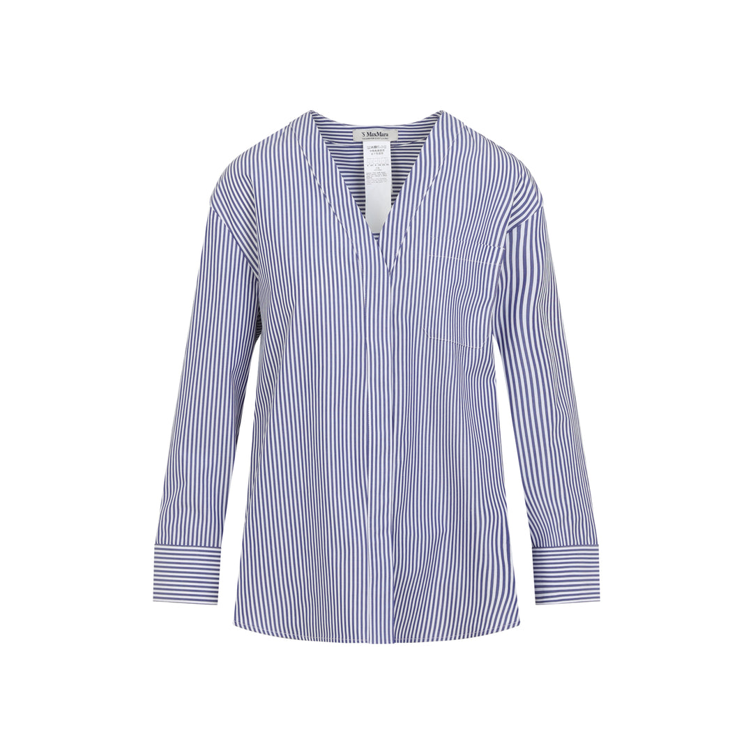 Max Mara`S Striped - Blue | 6dfcea1f1d247e19e1f2feb35d0816f578b00e40