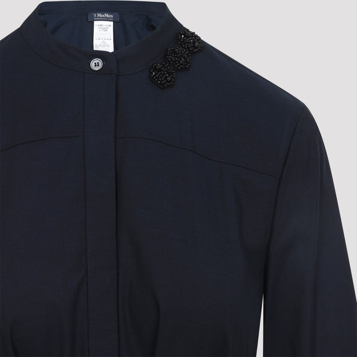 Max Mara`S Midi dresses - Blue | e430de0e059cff8e42d07a9e7e618de0327a3bfe
