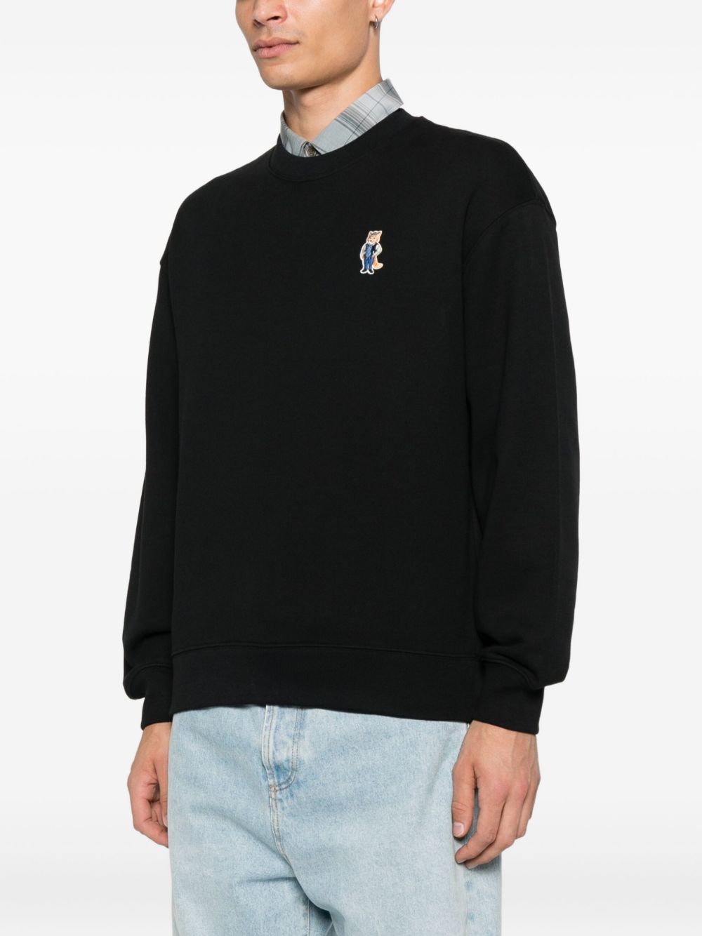 Maison Kitsune' Sweaters - Blacks and greys | e54b7c681bd015beff8de0656d5cce56eac6cfab
