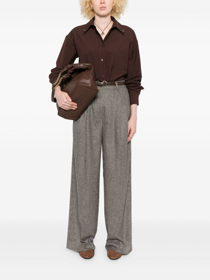 Parosh Trousers - Brown | 27758072a7672cc2c296c1aa5809bc2354ad5a9b