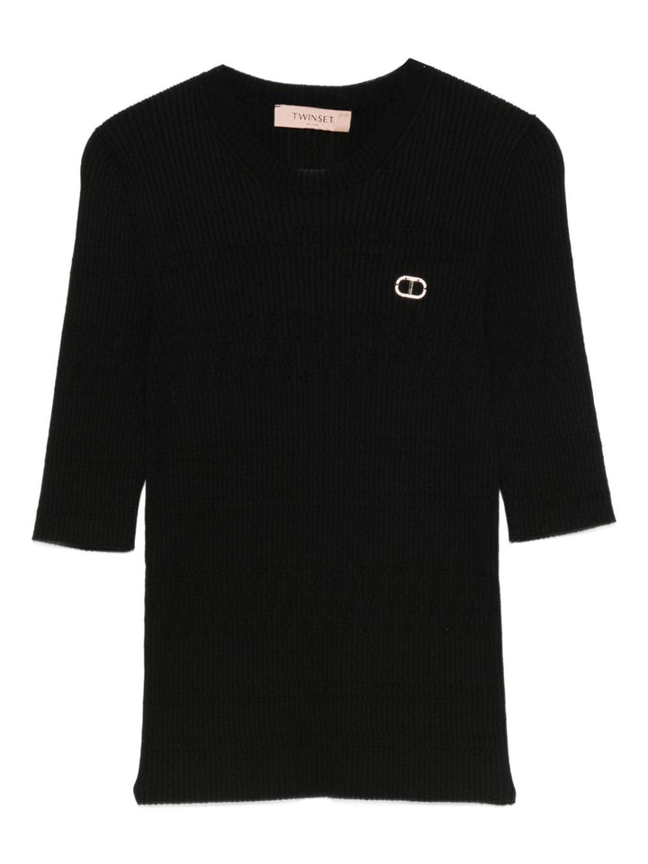 Twin-Set Sweaters - Blacks and greys | 6ff09b3a86f592de4838280e3293477e46714f02