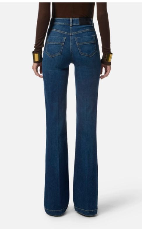 Elisabetta Franchi Jeans - Blue and green | cc9322a54c238a6c0ba6a3bd1313a529b548c37e