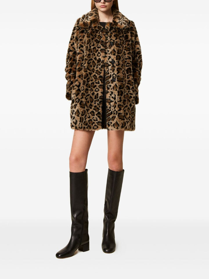 Twin-Set Coats - Brown | cf29b330994b16c4f128f3d0fa56651127b1e387