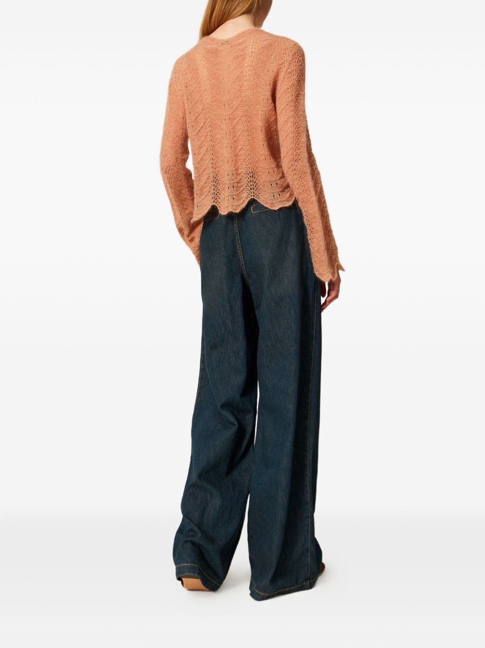 Twin-Set Trousers - Blue and green | 8dc917f3e6fa1abde7982a7b39e46b89f4582d66