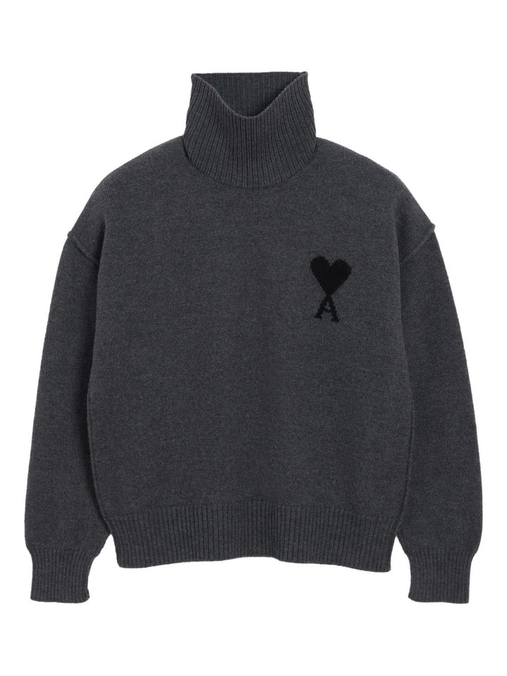 Ami Sweaters - Gris noir | e50a8a5b23b6fbd14d7c2b216f90f75f8d66bcba