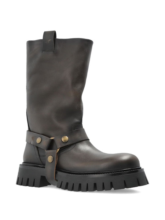 Flat Shoes Dark Brown