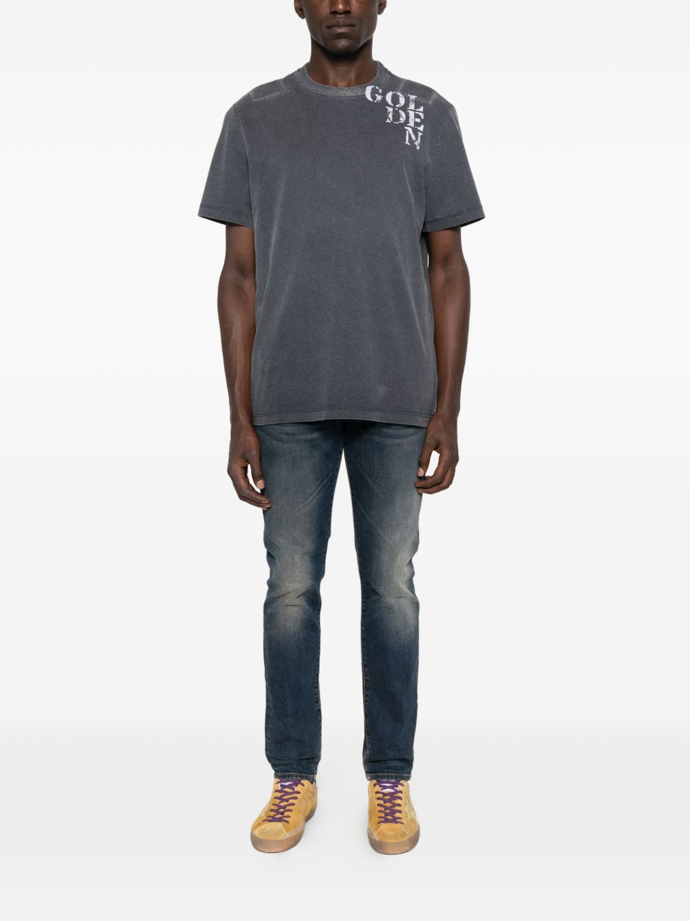 Golden Goose T-shirts and Polos - Blue and green | 3e2b79cfed391484eefbe370d60de45291e7d534