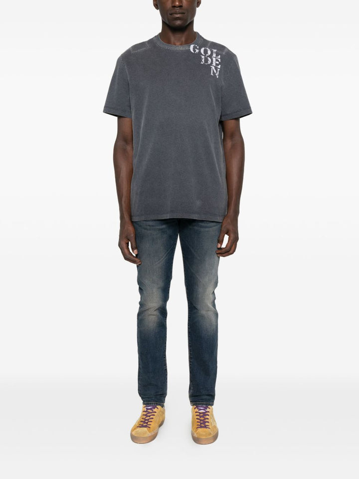 Golden Goose T-shirts and Polos - Blue and green | 3e2b79cfed391484eefbe370d60de45291e7d534