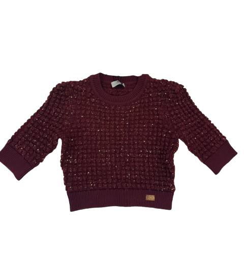 Elisabetta Franchi Sweaters - Rouge noir | 1977803517a9fd468e8eefce8467c6e419aab302
