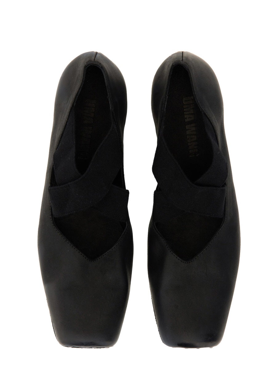 Uma Wang Flat Shoes - Black | Wanan Luxury